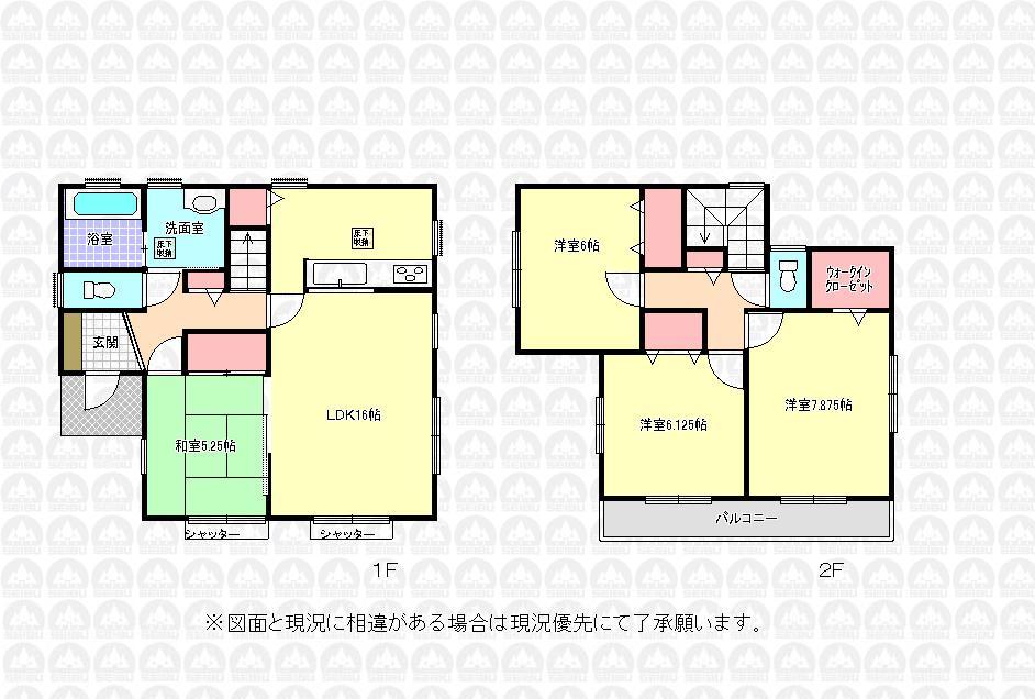Floor plan. 24,900,000 yen, 4LDK + S (storeroom), Land area 118 sq m , Building area 100.19 sq m