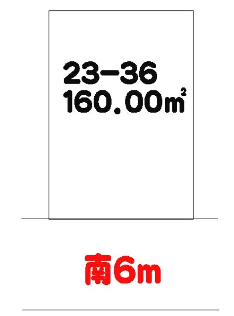 Compartment figure. Land price 10.8 million yen, Land area 160 sq m