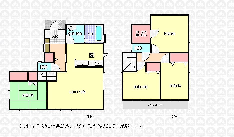 Floor plan. 27,800,000 yen, 4LDK + S (storeroom), Land area 192 sq m , Building area 105.16 sq m