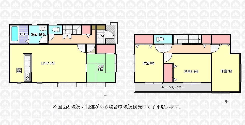 Floor plan. (Building 2), Price 23.8 million yen, 4LDK, Land area 188 sq m , Building area 99.36 sq m