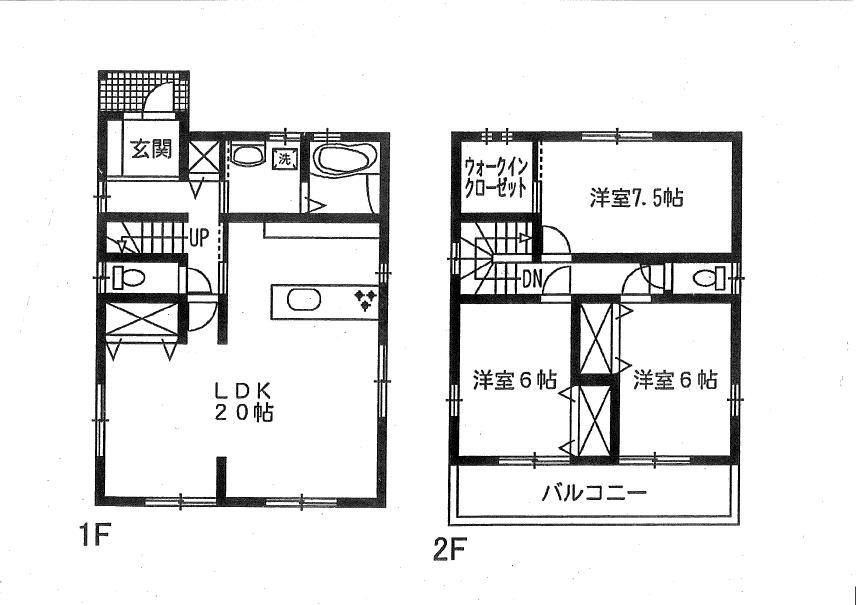 Floor plan. Price 24.5 million yen, 3LDK, Land area 160.26 sq m , Building area 99.36 sq m