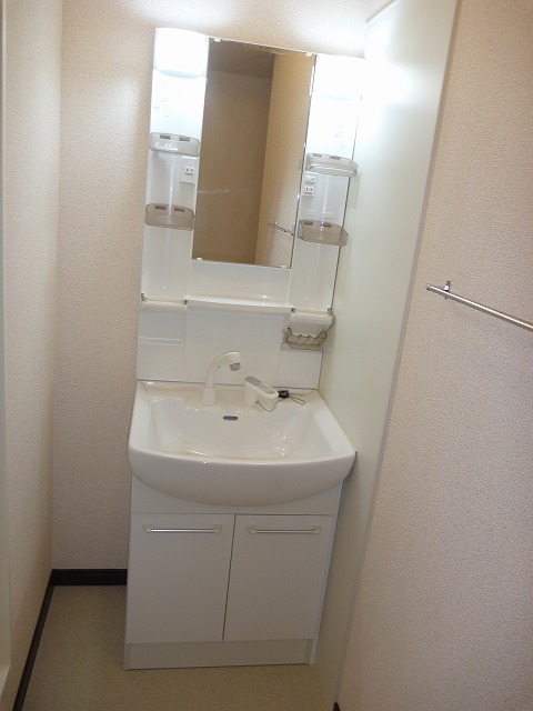 Washroom. Large vanity