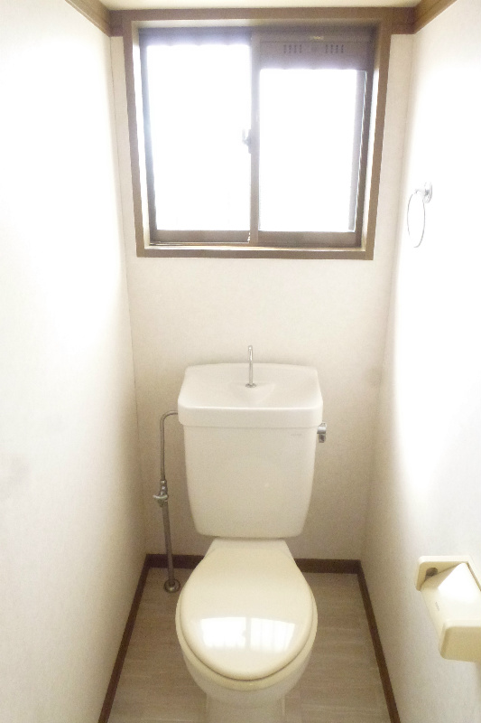 Toilet. Toilet which can also be a window with ventilation