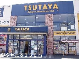 Rental video. Tsutaya (video rental) to 350m