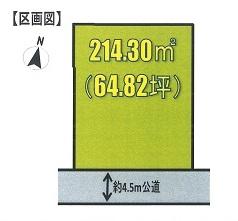 Compartment figure. 27,800,000 yen, 4LDK, Land area 214.3 sq m , Building area 105.98 sq m