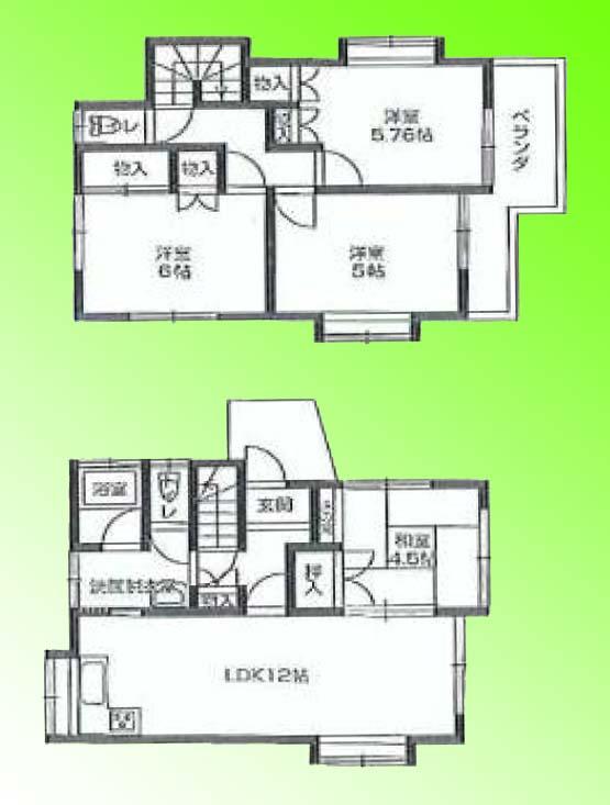 Floor plan. 18,800,000 yen, 4LDK, Land area 103.01 sq m , Building area 83.01 sq m floor plan