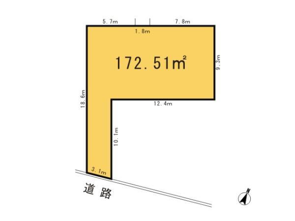 Compartment figure. Land price 24 million yen, Priority to the present situation is if it is different from the land area 172.51 sq m drawings
