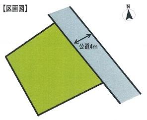 Compartment figure. Land price 21,800,000 yen, Land area 220.6 sq m