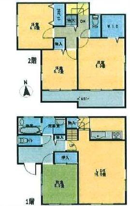 Floor plan. 25,800,000 yen, 4LDK, Land area 231.02 sq m , Building area 101.43 sq m