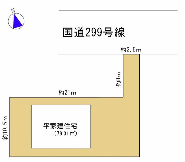 Compartment figure. Land price 7.8 million yen, Land area 274 sq m