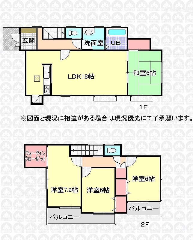 Floor plan. (Building 2), Price 19,800,000 yen, 4LDK+S, Land area 311.07 sq m , Building area 103.5 sq m