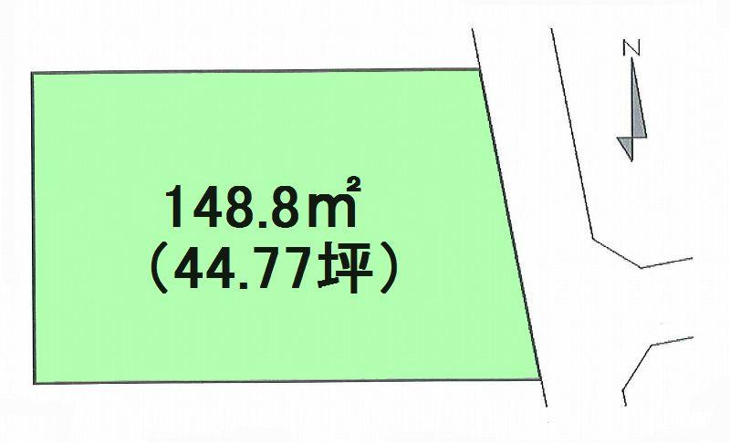 Compartment figure. Land price 9.4 million yen, Land area 148.8 sq m