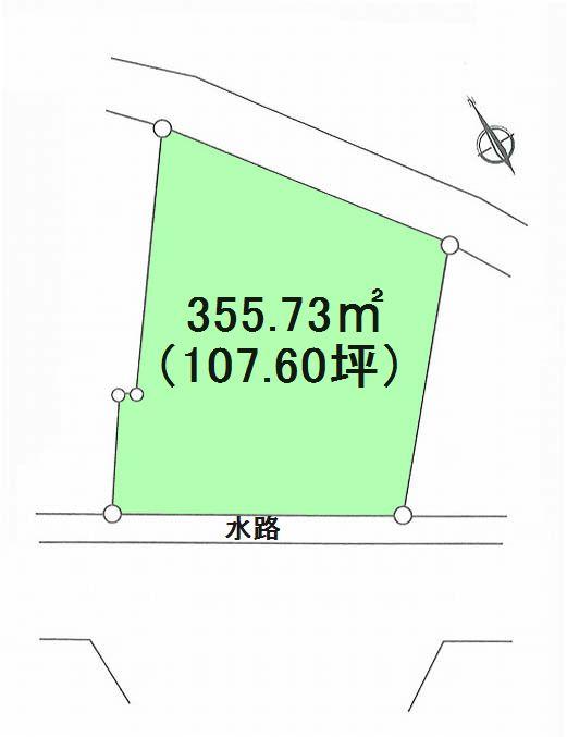 Compartment figure. Land price 8.56 million yen, Land area 355.73 sq m