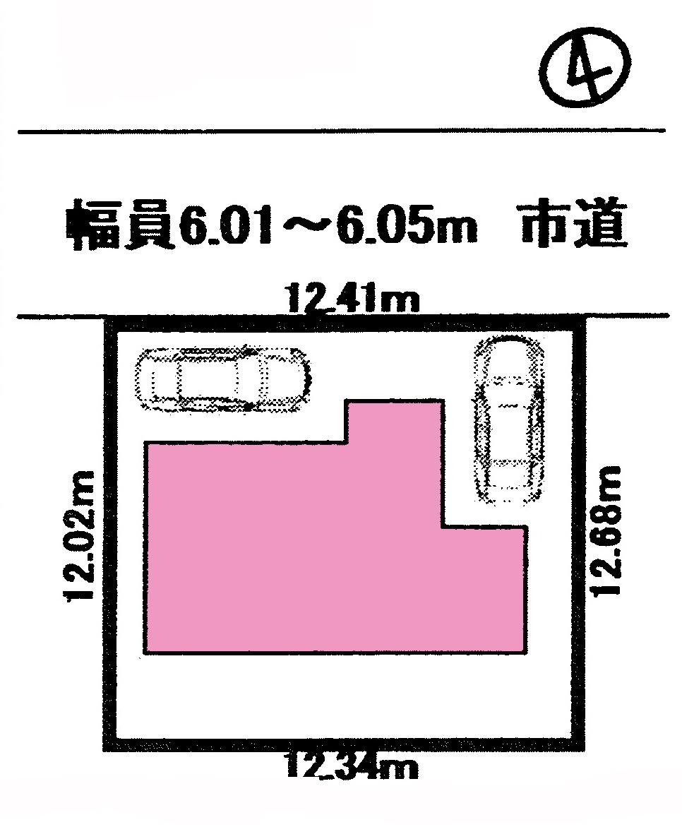 Compartment figure. 24,800,000 yen, 4LDK, Land area 152 sq m , Building area 98.95 sq m compartment view