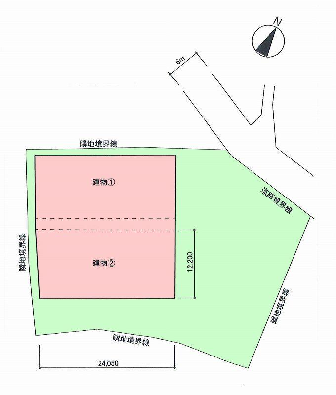 Compartment figure. Land price 39,500,000 yen, Land area 1,634.06 sq m