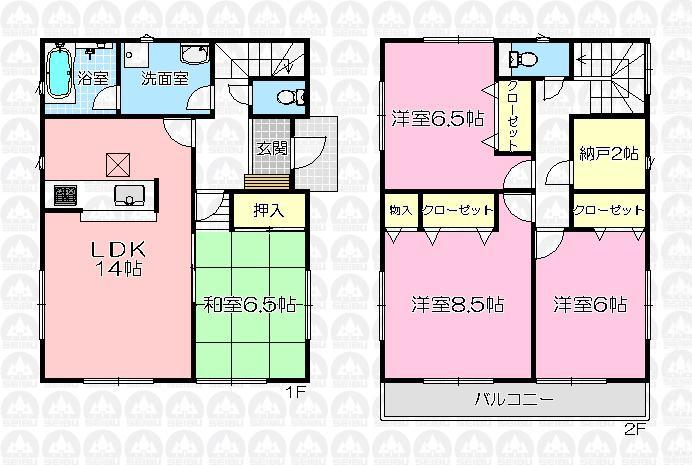 Floor plan. (10 Building), Price 19,800,000 yen, 4LDK+S, Land area 188.1 sq m , Building area 100.84 sq m
