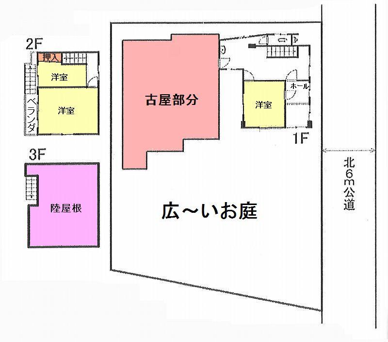 Floor plan. 23.5 million yen, 7DK, Land area 310.67 sq m , Building area 118.49 sq m