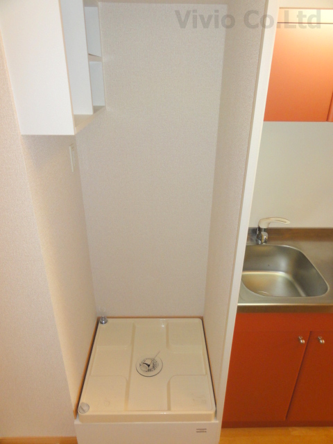 Other room space. Washing machine in the room ・ With storage in the upper