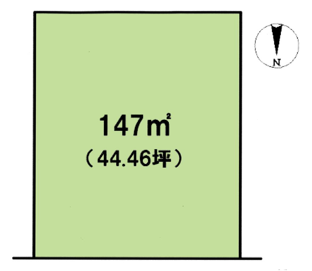 Compartment figure. Land price 8 million yen, Land area 147 sq m compartment view