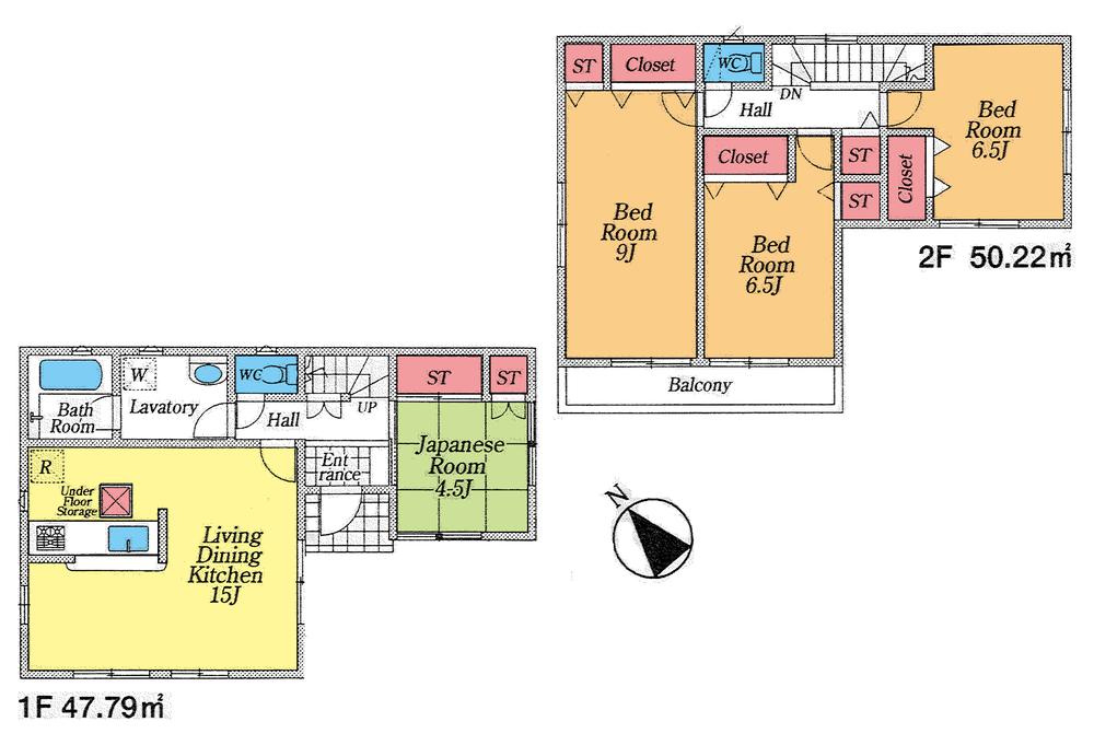 Floor plan. (10 Building), Price 16.8 million yen, 4LDK, Land area 180.58 sq m , Building area 98.01 sq m