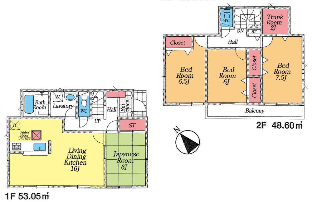 Floor plan. (4 Building), Price 16.8 million yen, 4LDK, Land area 200.01 sq m , Building area 101.65 sq m