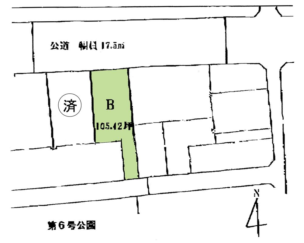 Compartment figure. Land price 29,510,000 yen, Land area 348.5 sq m compartment view