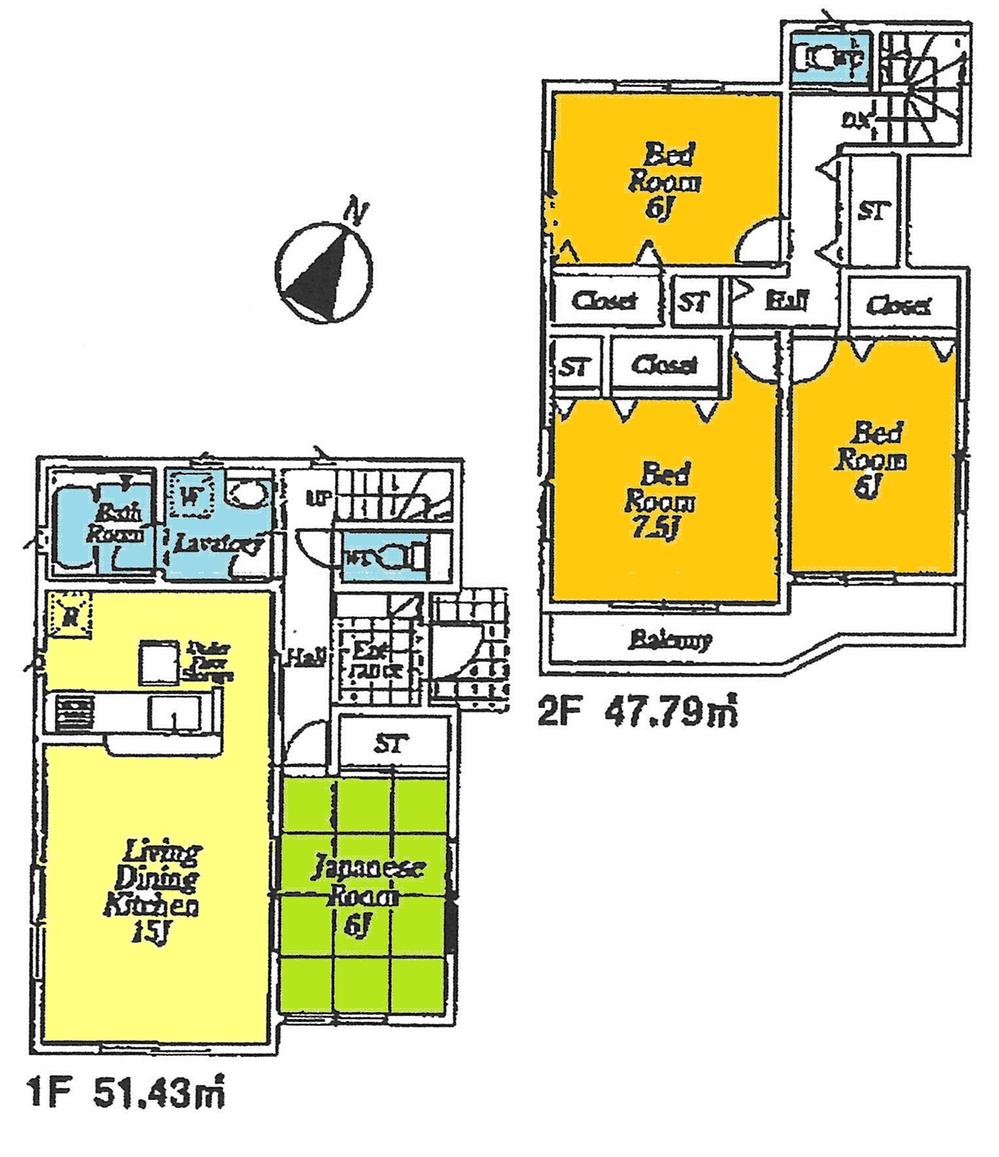 Floor plan. ((8) Building), Price 19,800,000 yen, 4LDK, Land area 188.12 sq m , Building area 99.22 sq m