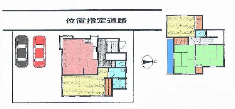 Floor plan. 12.8 million yen, 4LDK, Land area 143.91 sq m , Building area 90.25 sq m