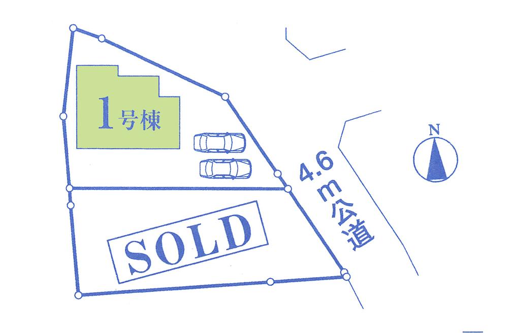 Compartment figure. 21,800,000 yen, 4LDK, Land area 180 sq m , Building area 104.74 sq m compartment view
