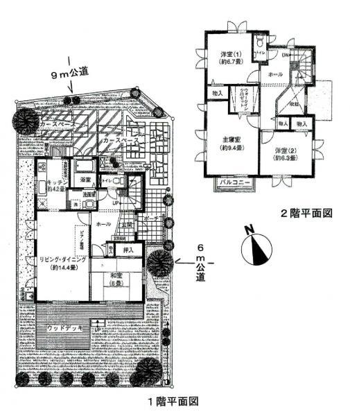 Floor plan. 21.5 million yen, 4LDK, Land area 189.63 sq m , Building area 121.65 sq m