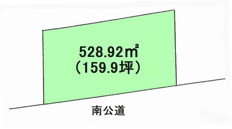 Compartment figure. Land price 10 million yen, Land area 528.92 sq m
