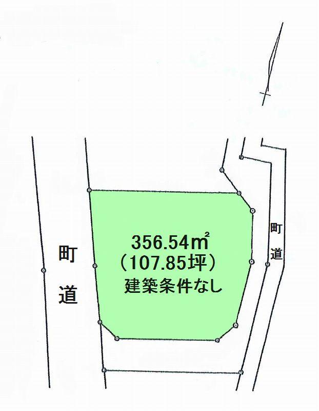 Compartment figure. Land price 8 million yen, Land area 356.54 sq m