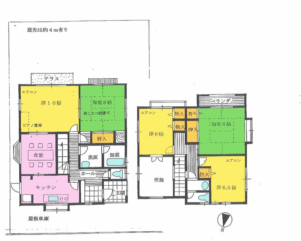 Floor plan. 13,900,000 yen, 5DK, Land area 180.01 sq m , Building area 120.48 sq m
