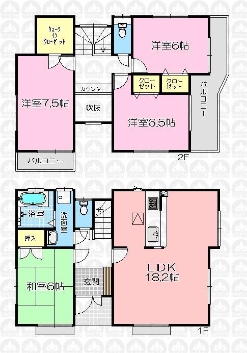 Floor plan. (11 Building), Price 22,800,000 yen, 4LDK, Land area 175.14 sq m , Building area 103.09 sq m