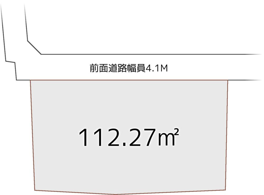 Compartment figure. Land price 6 million yen, Land area 112.27 sq m