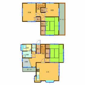 Floor plan. 12.8 million yen, 4LDK, Land area 123.09 sq m , Building area 83.63 sq m