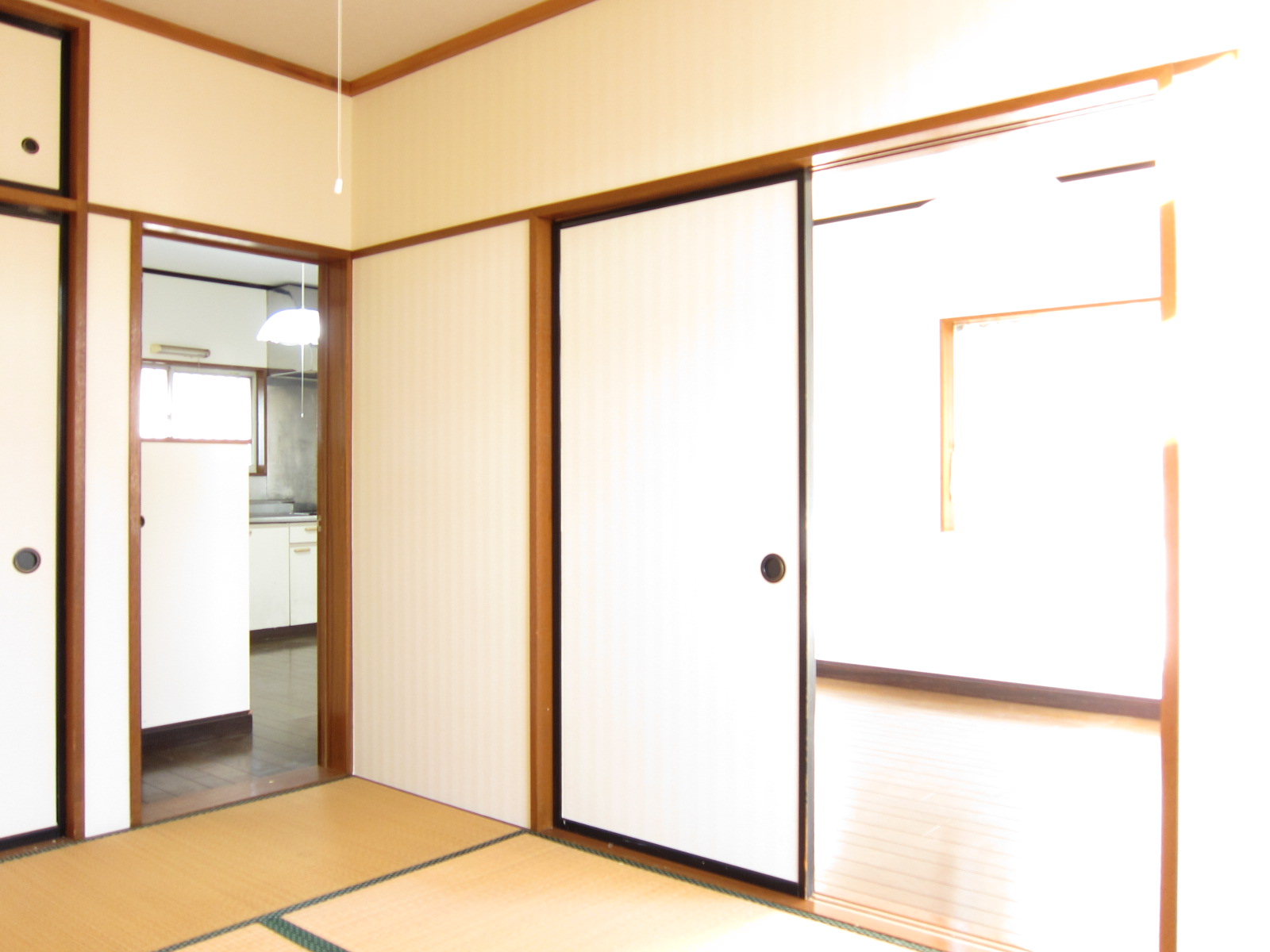 Living and room. Sunny Japanese-style