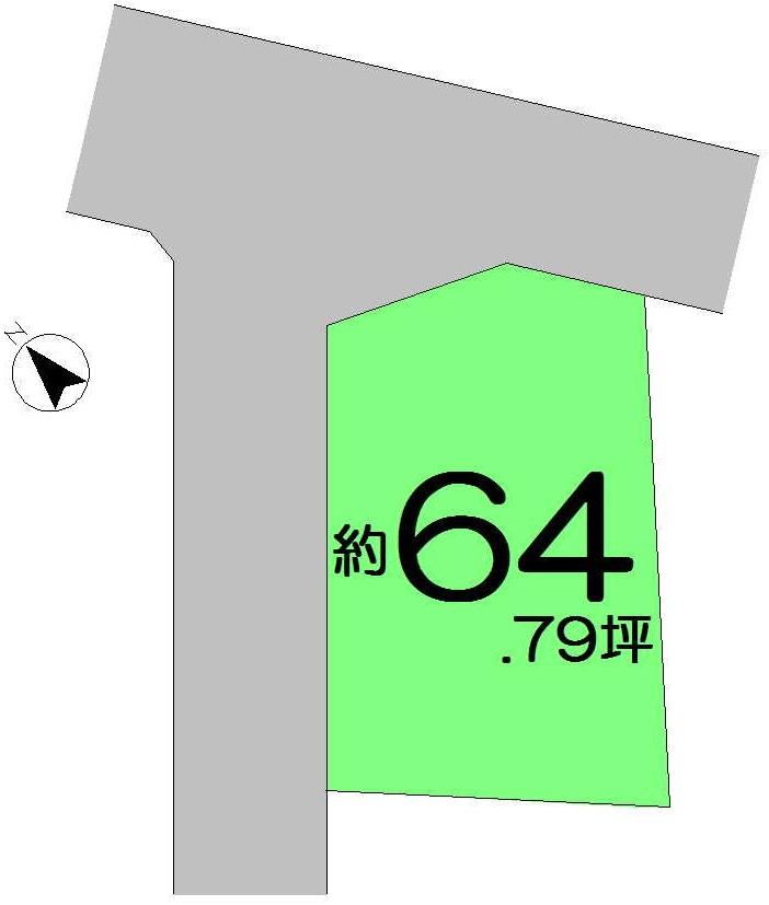 Compartment figure. Land price 8 million yen, Land area 214.2 sq m