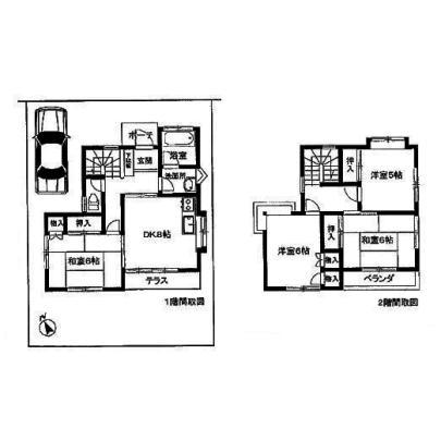 Floor plan. 7.5 million yen, 4DK, Land area 102.33 sq m , Building area 82.39 sq m