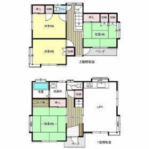 Floor plan. 5.5 million yen, 4LDK, Land area 149.32 sq m , Building area 99.97 sq m