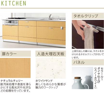 Same specifications photo (kitchen). (1 Building) same specification Kitchen (artificial marble plate, Water purifier with faucet, With dishwasher)