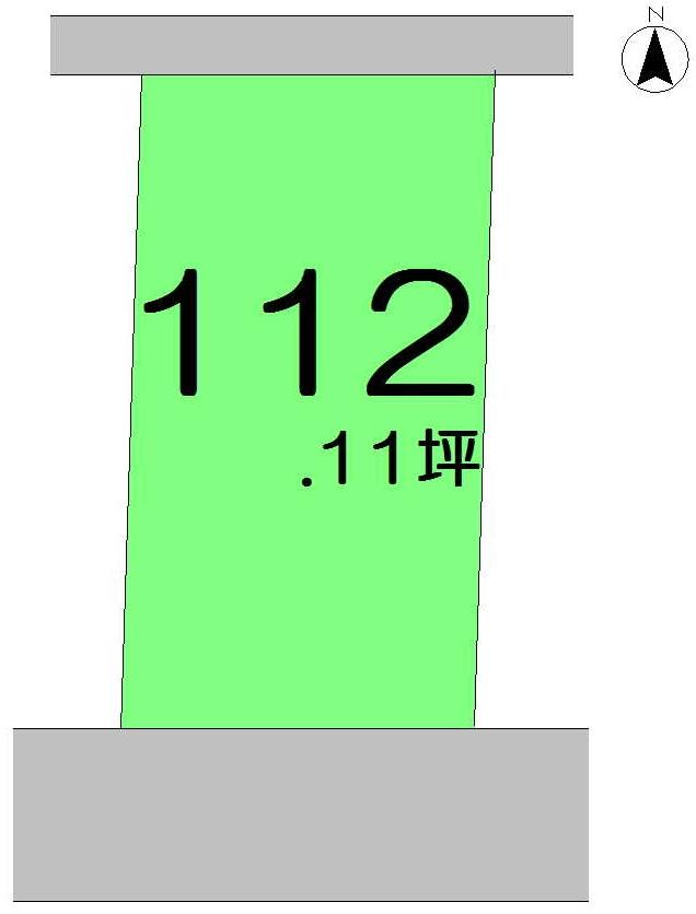 Compartment figure. Land price 9.8 million yen, Land area 370.64 sq m