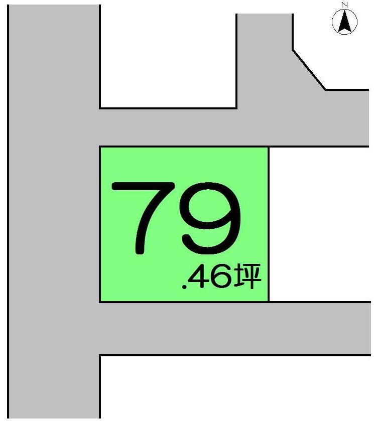 Compartment figure. Land price 17,960,000 yen, Land area 262.71 sq m