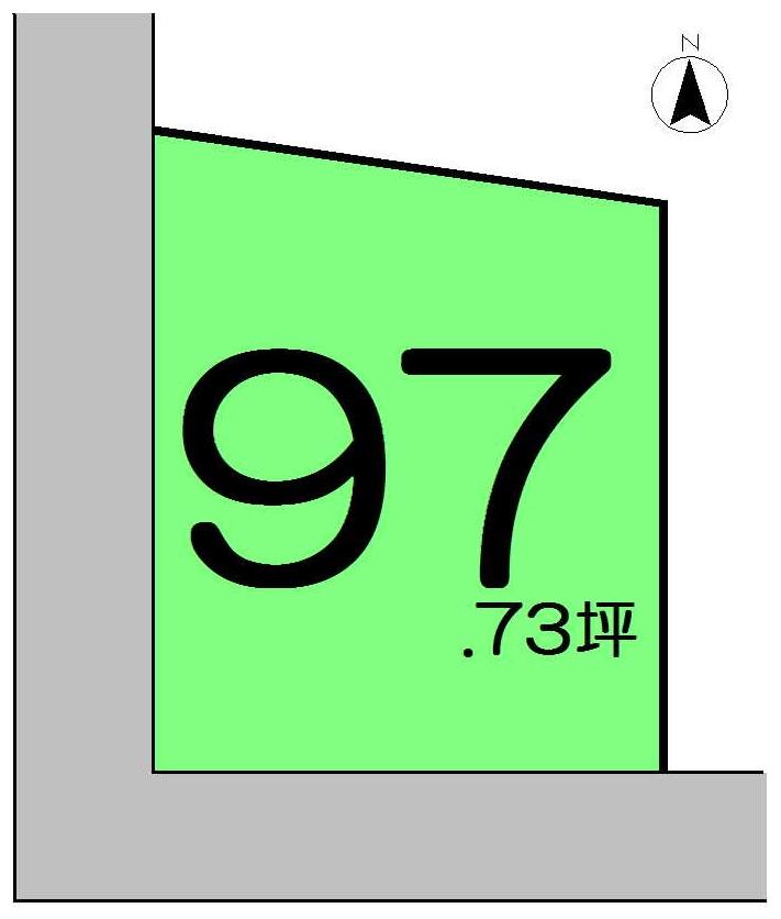 Compartment figure. Land price 23.5 million yen, Land area 323.1 sq m