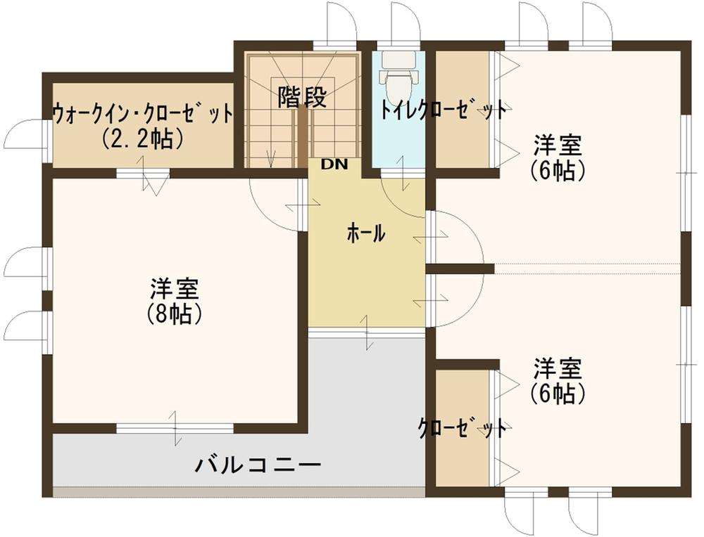 Floor plan. 25,800,000 yen, 4LDK, Land area 231.42 sq m , Building area 108.07 sq m 2F: 49.27 sq m (14.88 square meters)