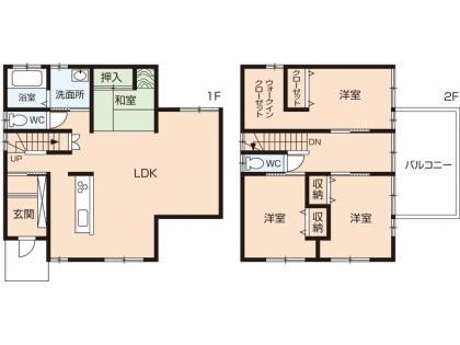 Floor plan. 39,800,000 yen, 3LDK, Land area 175.15 sq m , Building area 115.39 sq m