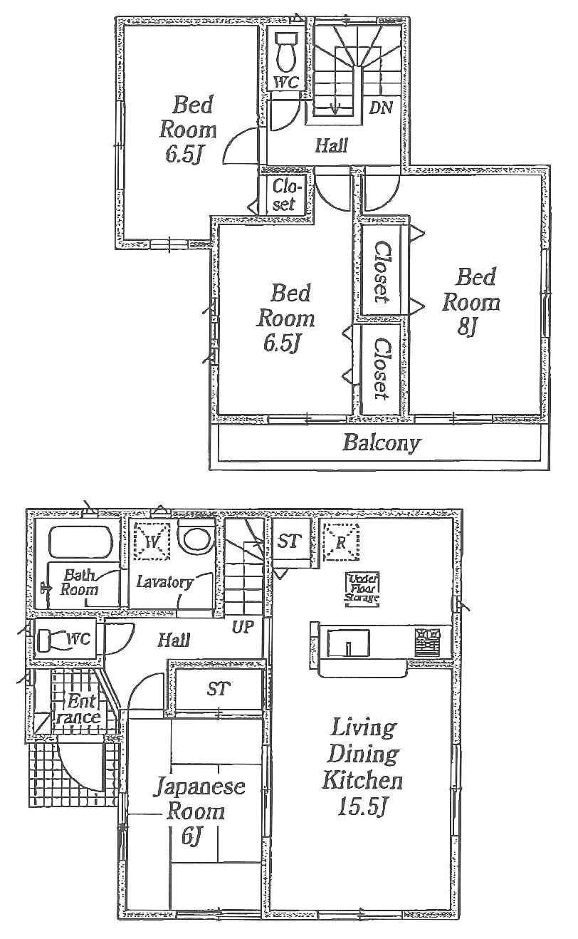Floor plan. 25,800,000 yen, 4LDK, Land area 200.2 sq m , Building area 97.2 sq m