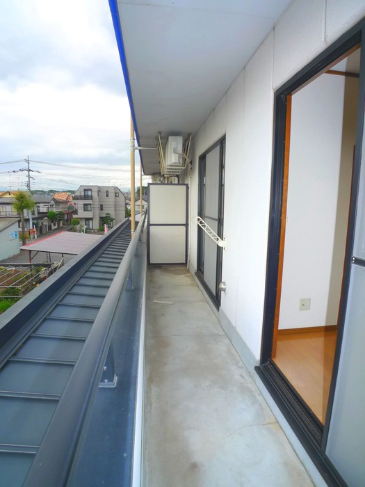 Balcony. Wide veranda