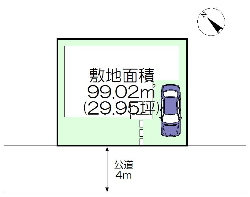 Compartment figure. 26,800,000 yen, 4LDK, Land area 99.02 sq m , Building area 92.73 sq m