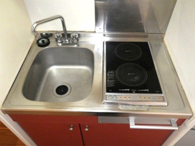 Kitchen. Two-burner electric stove glass top ☆